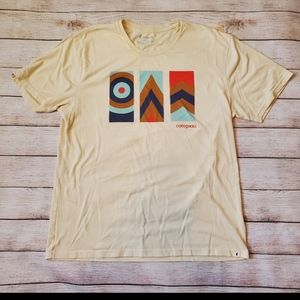 Cotopaxi Graphic T-shirt Design Off White Size XL
